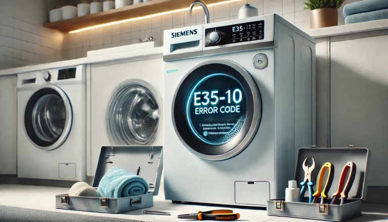 Siemens wasmachine storing E35-10 – Wat betekent dit en hoe los je het op?